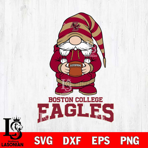 Boston College Eagles Gnome Sport File Cut, NCAA SVG, Digital Download , Criucut , Silhouette