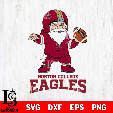 Boston College Eagles Gnome football player File Cut, NCAA SVG, Digital Download , Criucut , Silhouette