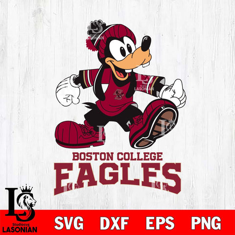 Boston College Eagles Goofy Cool Sport SVG DXF EPS PNG FILE,NCAA svg ,Football Digital Download,Instant Download, Silhouette