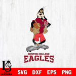 Boston College Eagles Goofy Player SVG DXF EPS PNG FILE,NCAA svg ,Football Digital Download,Instant Download, Silhouette