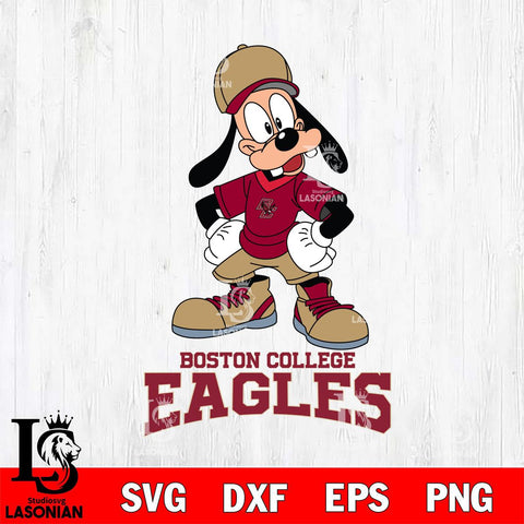 Boston College Eagles Goofy Sport SVG DXF EPS PNG FILE,NCAA svg ,Football Digital Download,Instant Download, Silhouette