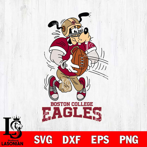 Boston College Eagles Goofy Sport Football SVG DXF EPS PNG FILE,NCAA svg ,Football Digital Download,Instant Download, Silhouette
