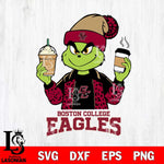 Boston College Eagles Grinch 2 coffee Svg Eps Dxf Png File, Digital Download, Instant Download