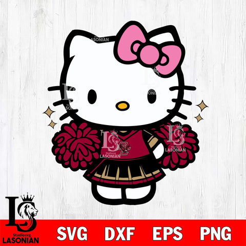Boston College Eagles Hello Kitty Cheerleader Svg Eps Dxf Png File, Digital Download, Instant Download