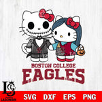 Boston College Eagles Hello Kitty Horror 11 Svg Eps Dxf Png File, Digital Download