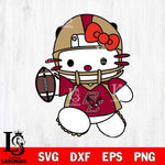Boston College Eagles Hello Kitty sport 11 Svg Eps Dxf Png File, NCAA svg, Digital Download, Instant Download