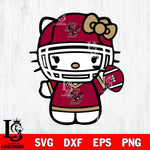 Boston College Eagles Hello Kitty sport 6 Svg Eps Dxf Png File, NCAA svg, Digital Download, Instant Download
