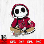 Boston College Eagles Jack Skellington halloween Svg Eps Dxf Png File, NCAA svg, Digital Download, Instant Download