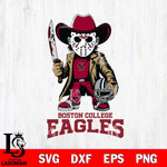 Boston College Eagles Jason Voorhees 3 Svg Eps Dxf Png File, Digital Download
