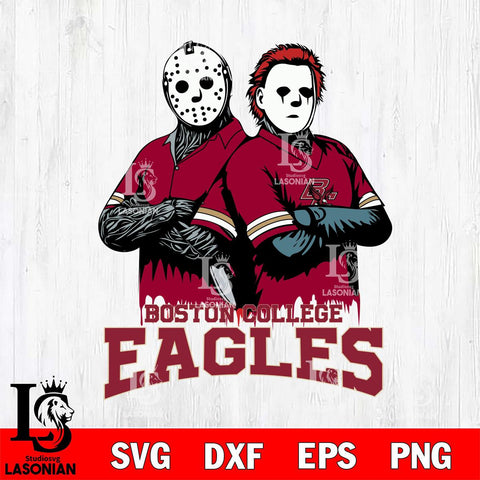 Boston College Eagles Jason Voorhees 8 Svg Eps Dxf Png File, Digital Download