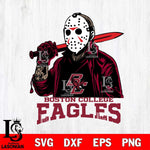 Boston College Eagles Jason Voorhees Horror Halloween Svg Eps Dxf Png File, NCAA svg, Digital Download, Instant Download