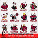 Boston College Eagles Jason Voorhees NCAA Bundle 12 SVG Svg Eps Dxf Png File, Digital Download