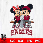 Boston College Eagles Mickey And Minnie Football Champions Svg Eps Dxf Png File, NCAA svg , Digital Download , Instant Download, Cricut File