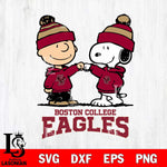 Boston College Eagles Snoopy Sport 9 Svg Eps Dxf Png File, Digital Download