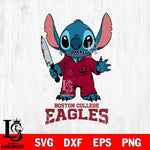 Boston College Eagles Stitch Horror 2 Svg Eps Dxf Png File, NCAA svg, Digital Download, Instant Download