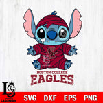 Boston College Eagles Stitch Mummy Svg Eps Dxf Png File, NCAA svg, Digital Download, Instant Download