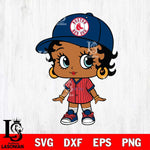 Boston Red Sox Betty Boop MLB 4 Svg Eps Dxf Png File,MLB svg, Digital Download, Instant Download
