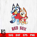 Boston Red Sox Bluey Chilli Dance Mode Svg Eps Dxf Png File, Digital Download, Instant Download