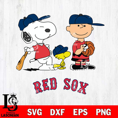 Boston Red Sox Game the Peanuts Sport Svg Eps Dxf Png File, MLB File Cut,Digital Download,Instant Download,MLB Svg Files