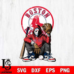 Boston Red Sox MLB Jason Voorhees Halloween SVG Svg Eps Dxf Png File, Digital Download, Instant Download