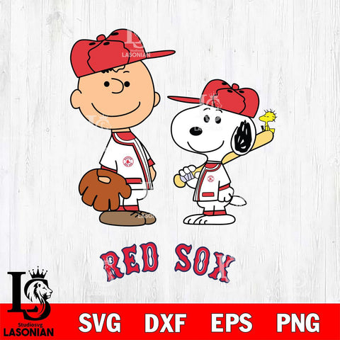 Boston Red Sox Peanuts Sport Svg Eps Dxf Png File, MLB File Cut,Digital Download,Instant Download,MLB Svg Files