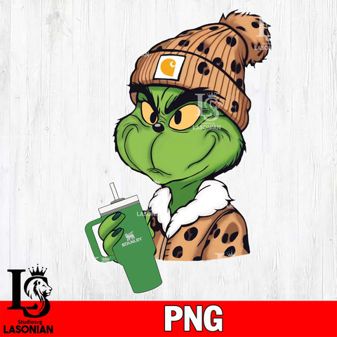 Boujee Leopard Coffee stanley green  PNG file , Digital Download , Instant Download