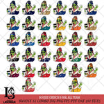 Boujee Grinch 9 NHL ALL TEAM Svg Eps Dxf Png File, Digital Download, Instant Download