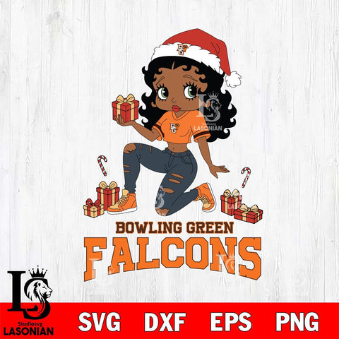 Bowling Green Falcons Betty Boop Gift File Cut, NCAA SVG DXF EPS PNG PDF File, Digital Download , Criucut , Silhouette