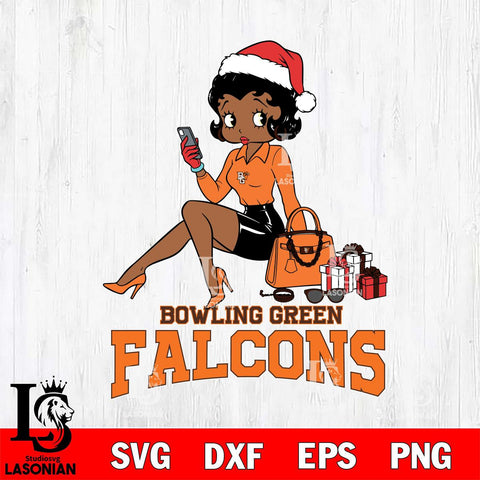 Bowling Green Falcons Betty Boop Phone File Cut, NCAA SVG DXF EPS PNG PDF File, Digital Download , Criucut , Silhouette