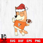 Bowling Green Falcons Bluey Chilli Christmas Svg Eps Dxf Png File, Digital Download, Instant Download