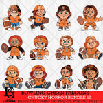 Bowling Green Falcons Chucky Horror Bundle 12 SVG Eps Dxf Png File, Bundle NCAA svg, Digital Download, Instant Download