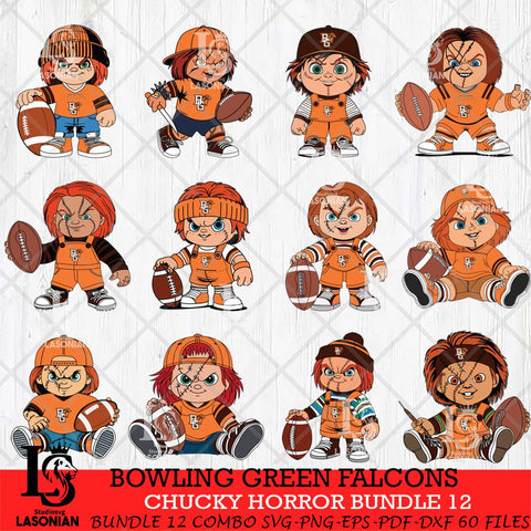 Bowling Green Falcons Chucky Horror Bundle 12 SVG Eps Dxf Png File, Bundle NCAA svg, Digital Download, Instant Download