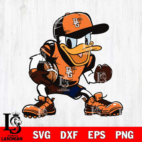 Bowling Green Falcons Donal Duck Svg Eps Dxf Png File, NCAA svg, Digital Download, Instant Download