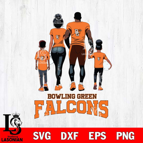 Bowling Green Falcons Family Love Rugby SVG DXF EPS PNG FILE,NCAA SVG, Father day Digital Download,Instant Download, Silhouette