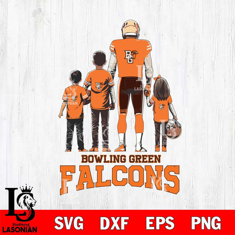 Bowling Green Falcons Father Football SVG DXF EPS PNG FILE,NCAA SVG, Father day Digital Download,Instant Download, Silhouette