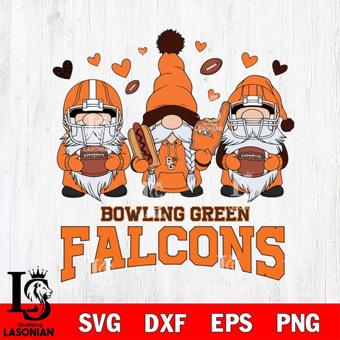 Bowling Green Falcons Gnome Rugby File Cut, NCAA SVG, Digital Download , Criucut , Silhouette