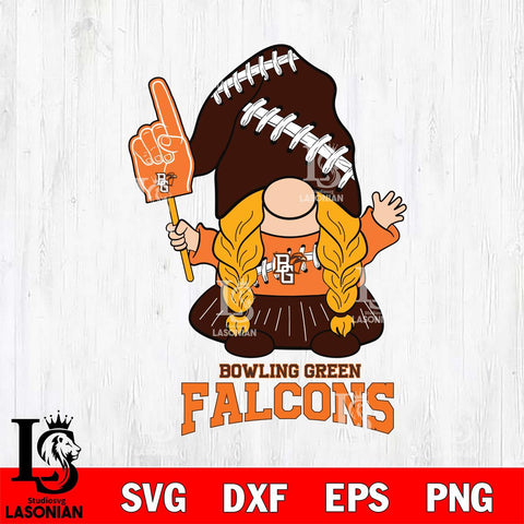 Bowling Green Falcons Gnomes Fan Svg Eps Dxf Png File, Digital Download, Instant Download
