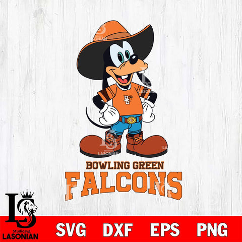 Bowling Green Falcons Goofy Cowboy Sport SVG DXF EPS PNG FILE,NCAA svg ,Football Digital Download,Instant Download, Silhouette