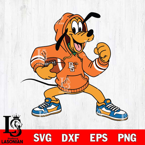 Bowling Green Falcons Goofy Disney Football Christmas File Cut, NCAA SVG DXF EPS PNG FILE, Digital Download , Criucut , Silhouette