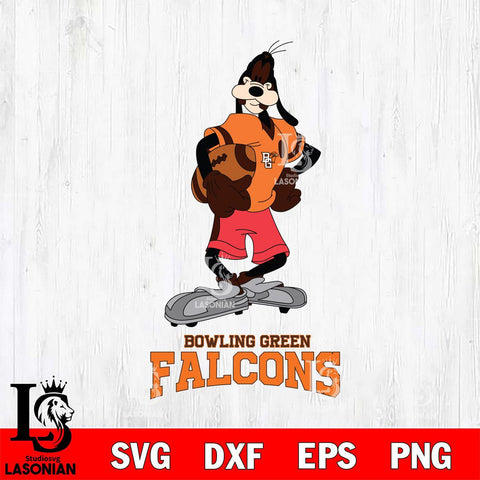 Bowling Green Falcons Goofy Player SVG DXF EPS PNG FILE,NCAA svg ,Football Digital Download,Instant Download, Silhouette