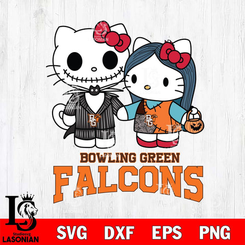 Bowling Green Falcons Hello Kitty Horror 11 Svg Eps Dxf Png File, Digital Download