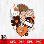 Bowling Green Falcons Hello Kitty NCAA 2 Svg Eps Dxf Png File, Digital Download, Instant Download