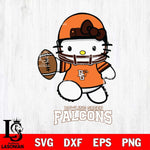 Bowling Green Falcons Hello Kitty NCAA 4 Svg Eps Dxf Png File, Digital Download, Instant Download