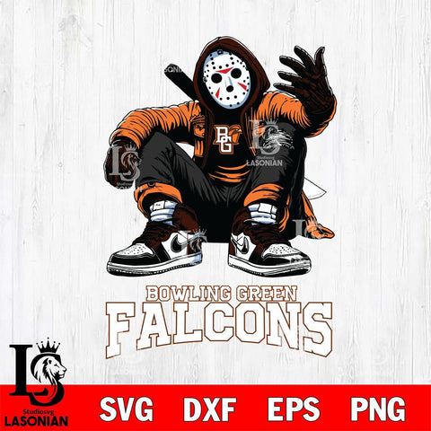 Bowling Green Falcons Jason Voorhees Halloween SVG Svg Eps Dxf Png File, Digital Download, Instant Download