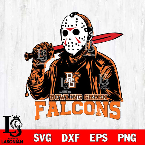 Bowling Green Falcons Jason Voorhees Horror 12 Svg Eps Dxf Png File, NCAA svg, Digital Download, Instant Download