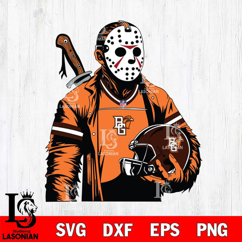 Bowling Green Falcons Jason Voorhees Horror 2 Svg Eps Dxf Png File, NCAA svg, Digital Download, Instant Download