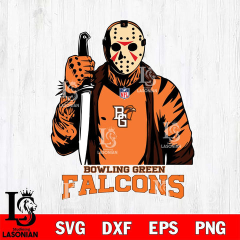 Bowling Green Falcons Jason Voorhees Horror 3 Svg Eps Dxf Png File, NCAA svg, Digital Download, Instant Download
