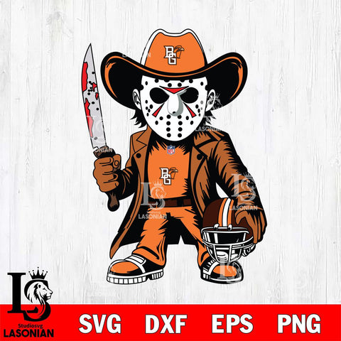 Bowling Green Falcons Jason Voorhees Horror Svg Eps Dxf Png File, NCAA svg, Digital Download, Instant Download