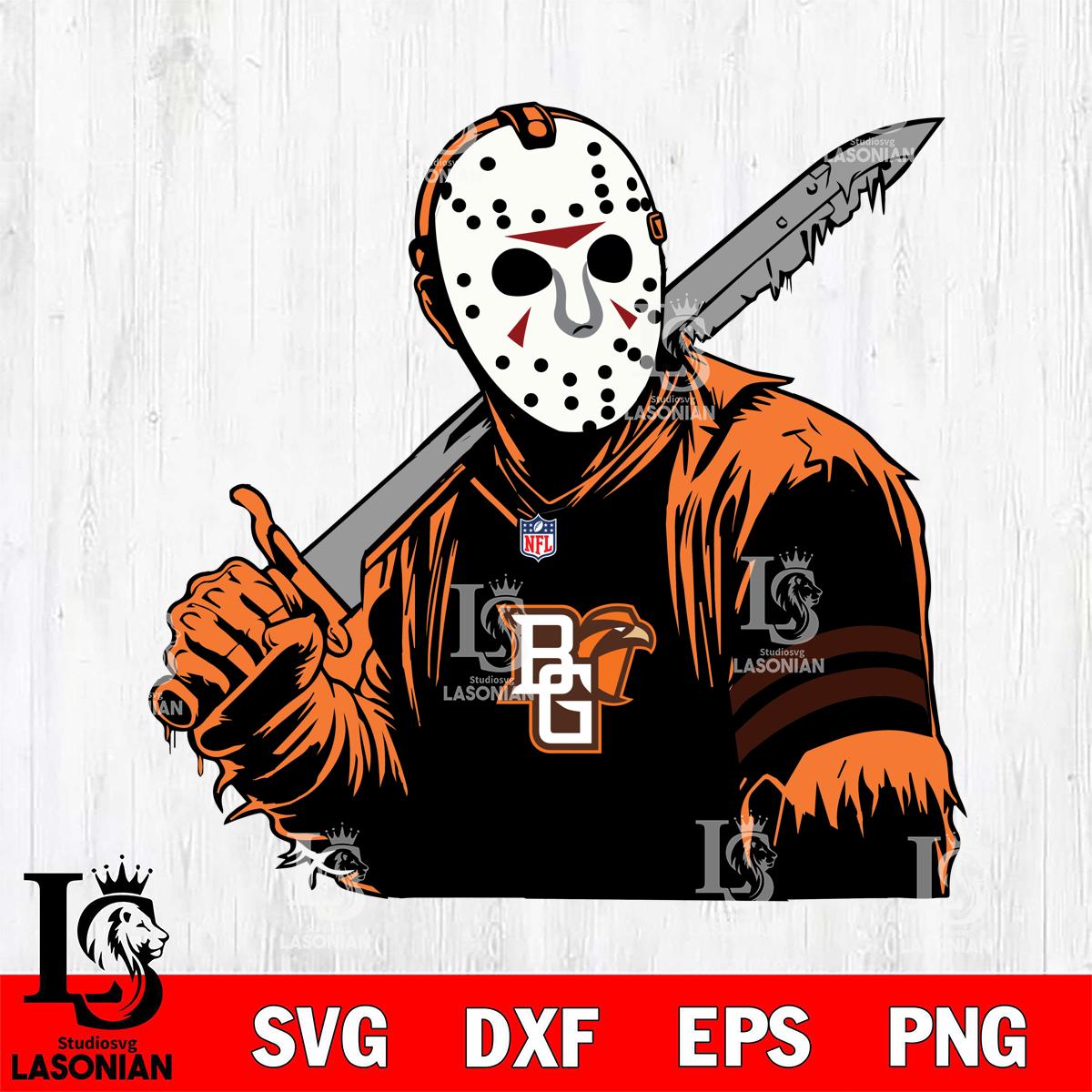Bowling Green Falcons Jason Voorhees Horror 7 – lasoniansvg