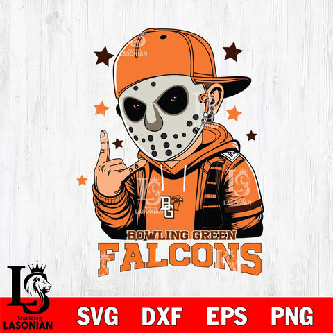Bowling Green Falcons Jason Voorhees Horror 9 Svg Eps Dxf Png File, NCAA svg, Digital Download, Instant Download
